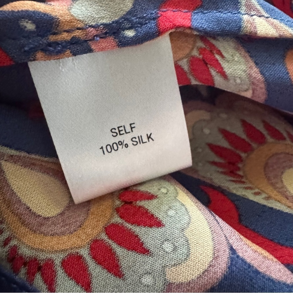NWT! Tucker Silk Long Sleeve Polo Belted Shirt‎ Dress | Women’s Size Large - Picture 11 of 11